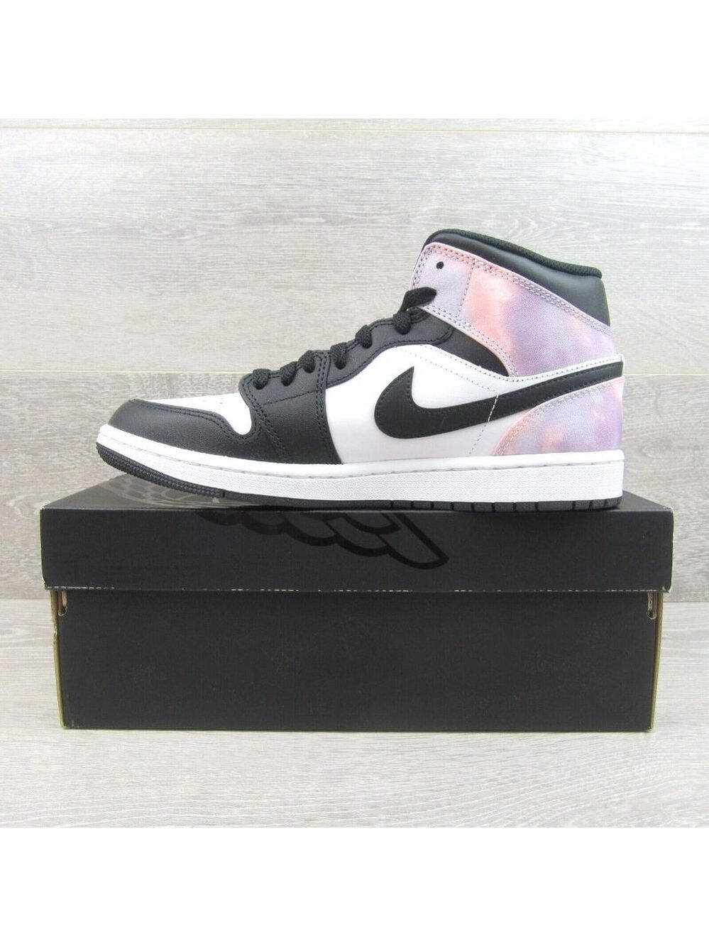 Air Jordan 1 Mid SE Zen Master Tie- Dye Sneakers Mens Size 9.5 NEW - Picture 3 of 15